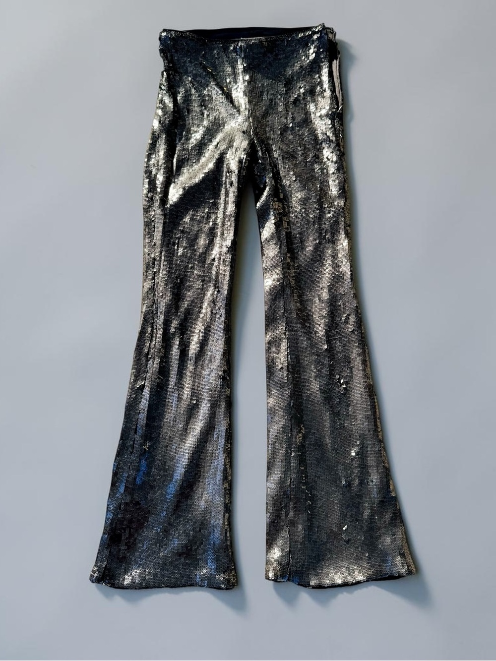 FUTURE COLLECTIVE high-rise sequin flare pants